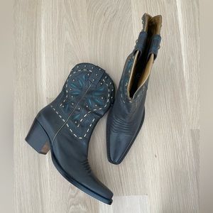 Cole Haan Leather Cowboy Boots